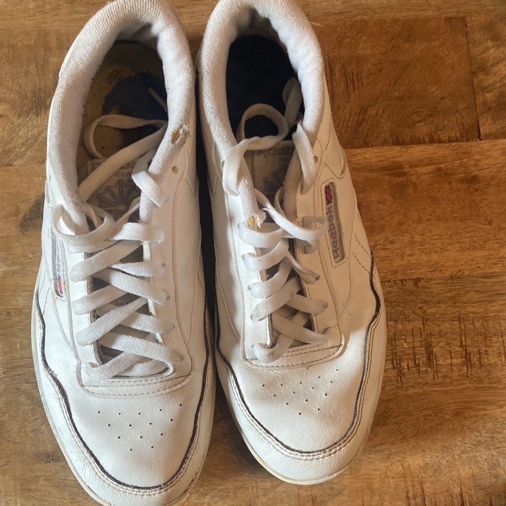 All White Reebok Classics - Picture 2 of 4